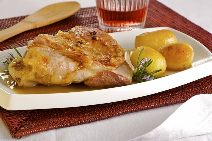 Paletilla de cordero al horno
