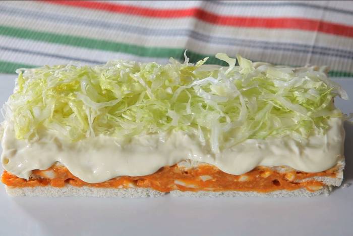 Pastel de atún en pan de molde