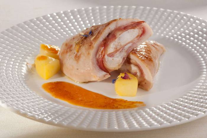 Pechugas de pollo rellenas al horno