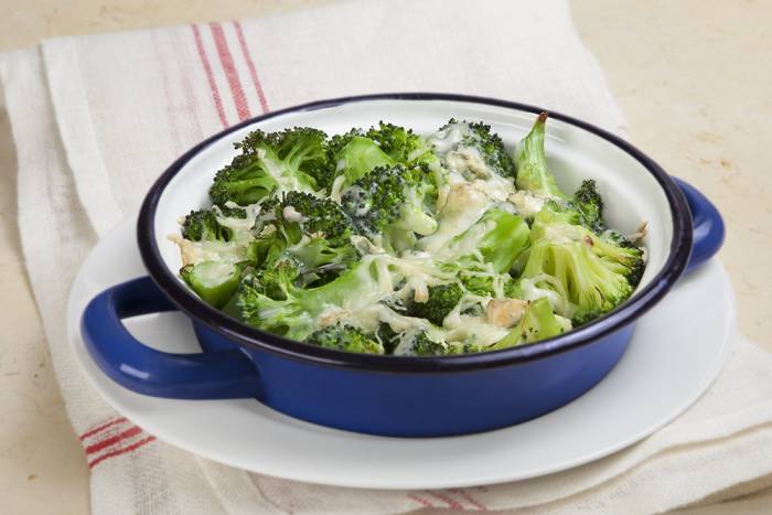 Brócoli al toque de queso