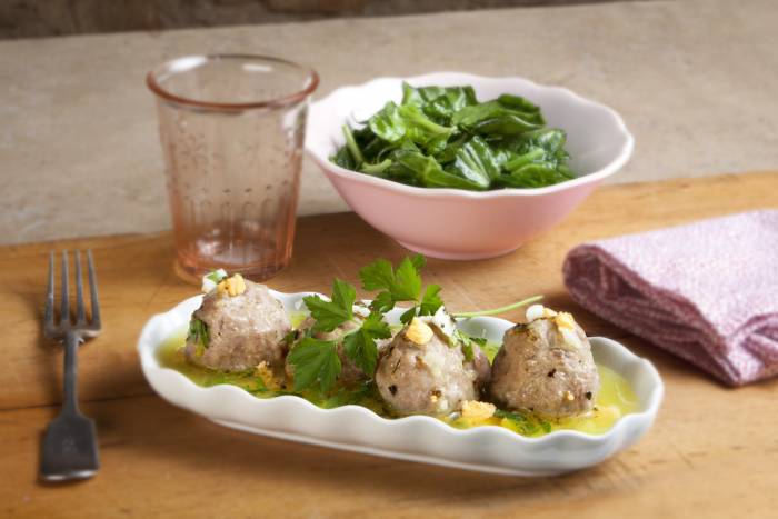 Albóndigas de ternera al limón al microondas