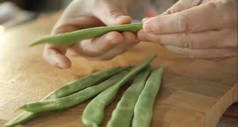 Cómo pelar las judías