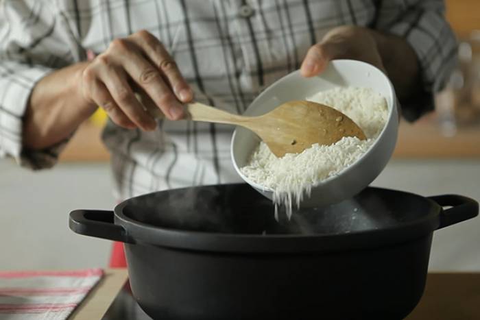 Cambia el tipo de arroz