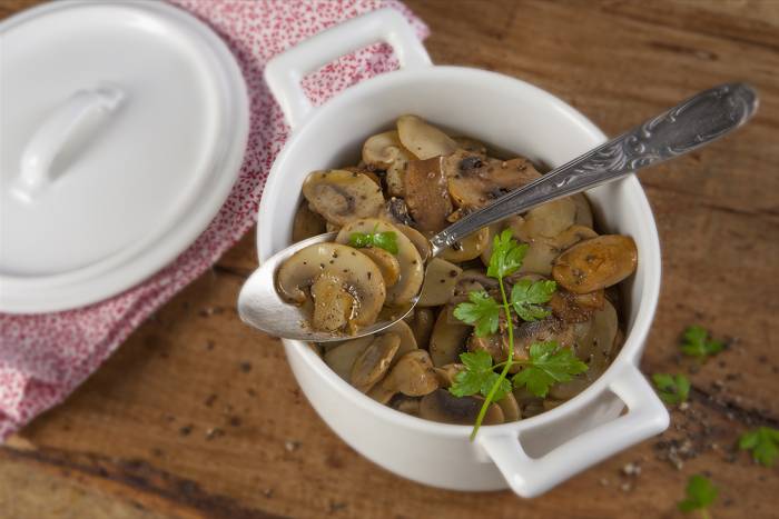 Champiñones fáciles al microondas