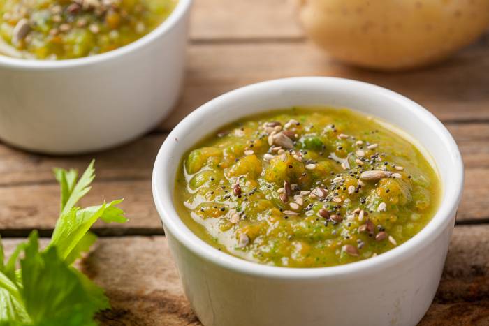 Crema de zanahoria y apio