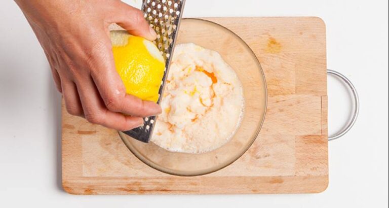 Añade limón rallado a tus sorbetes