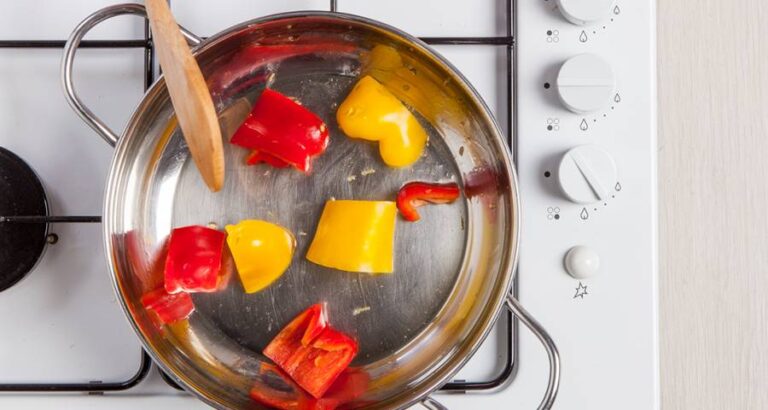 Brochetas con pimientos