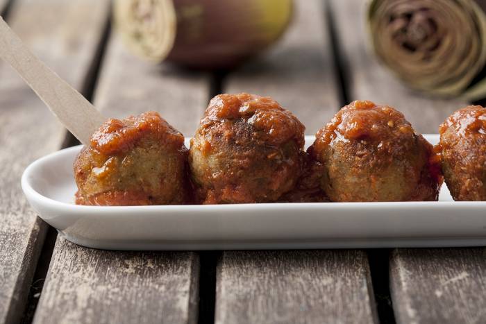 Albóndigas de alcachofas