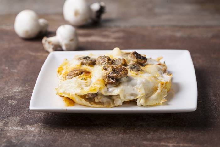 Lasaña de setas