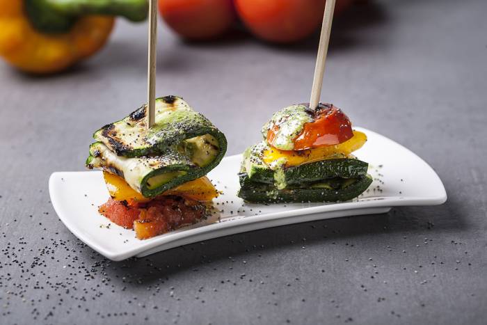 Pincho de verdura asada