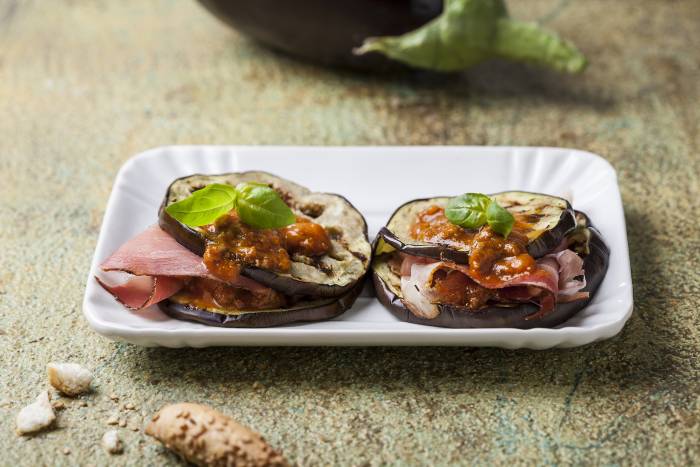 Berenjenas con jamón