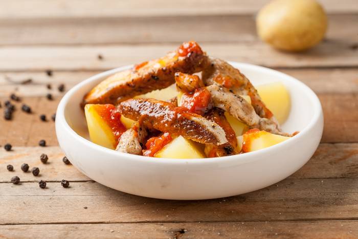 Ensalada de patata y pollo