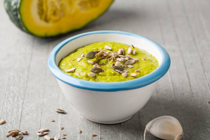 Crema de calabaza y zanahoria