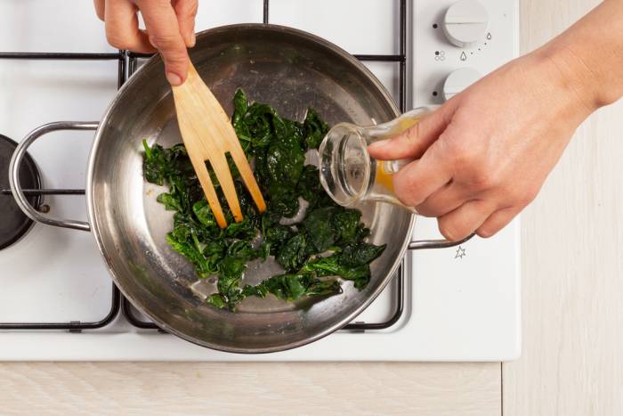 Espinacas más sabrosas