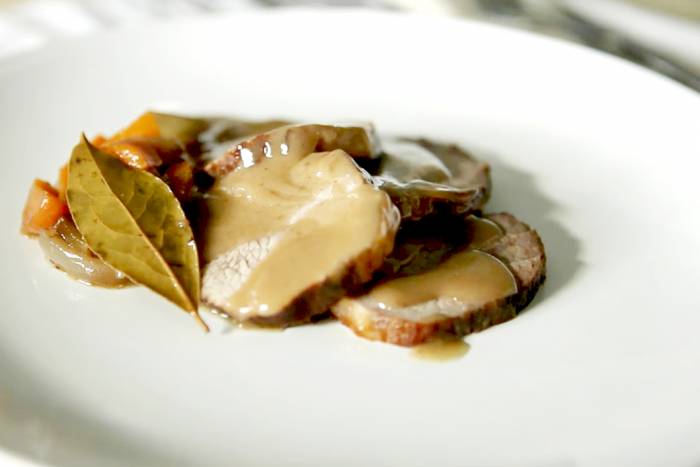 Redondo de ternera relleno