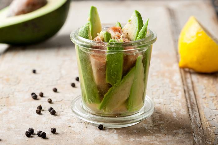 Terrina de salmón y aguacate