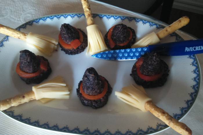 Montaditos de Halloween