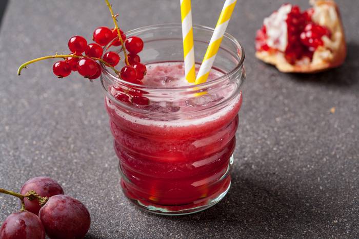 Smoothie de frutos rojos