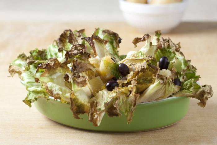 Ensalada de escarola al horno con patatas