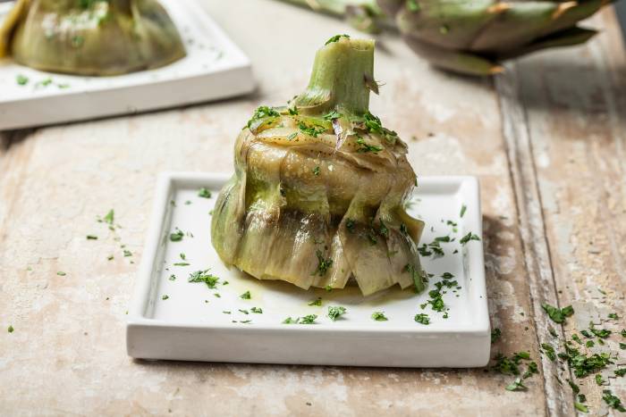 Alcachofas salteadas