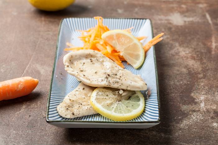 Filete de pollo con limón