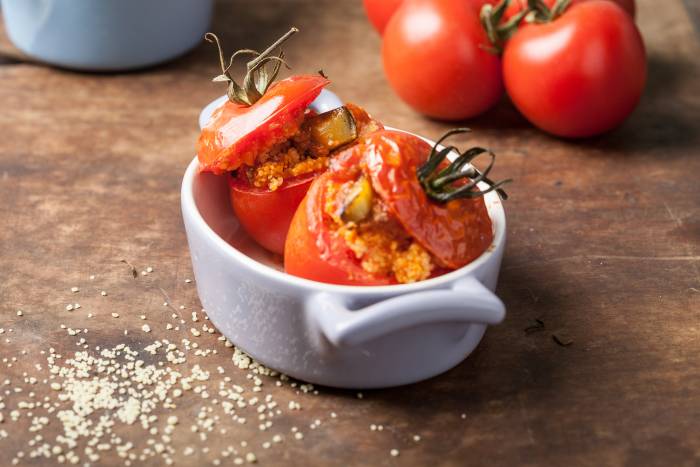 Tomates rellenos con cuscús