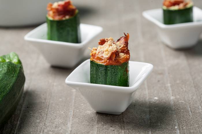 Calabacines gratinados