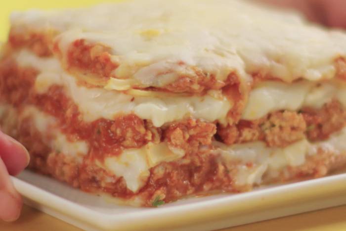 Lasaña de carne clásica