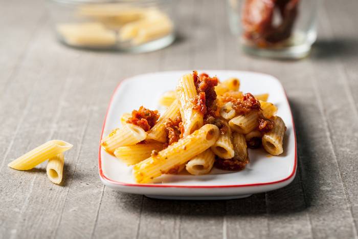 Macarrones con tomate