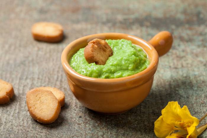 Crema de guisantes