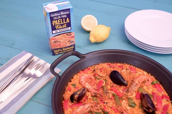 Paella de marisco