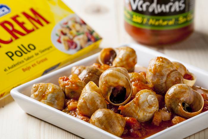 Caracoles en salsa