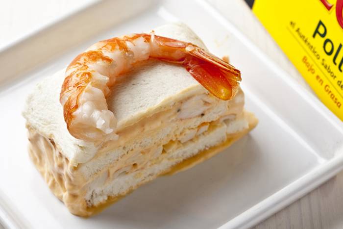 Pastel de langostinos