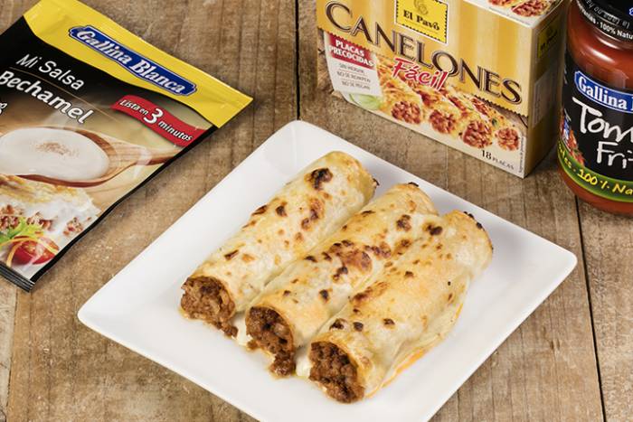 Canelones de carne