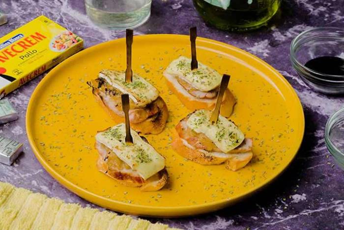 Tapa de solomillo con queso