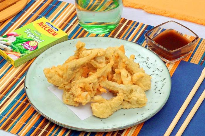 Alcachofas en tempura