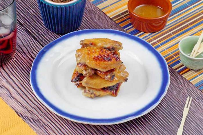 Alitas con mostaza y miel