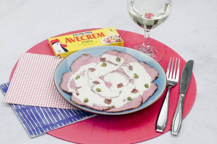 Redondo de ternera en salsa de atún