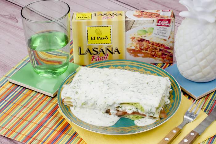 Lasaña de verano