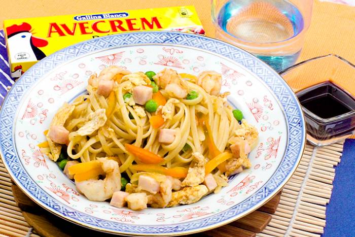 Tallarines tres delicias