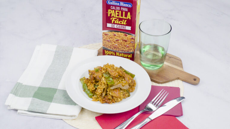 Paella de carne | Recetas Gallina Blanca