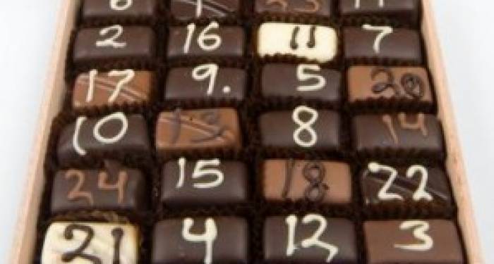 Calendario de adviento de recetas