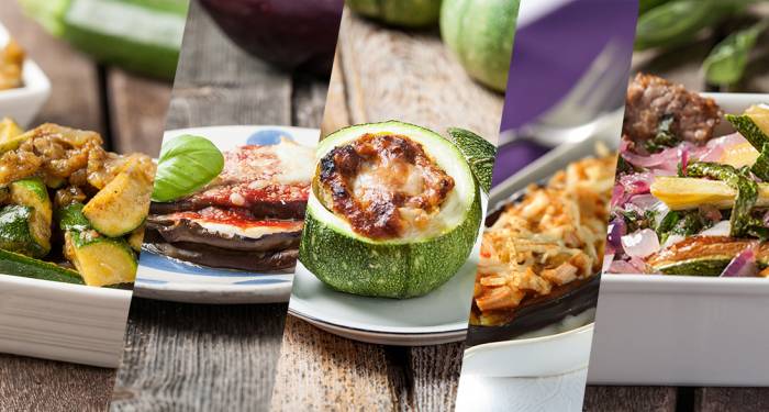 Calabacín y berenjena: mil opciones en tu cocina