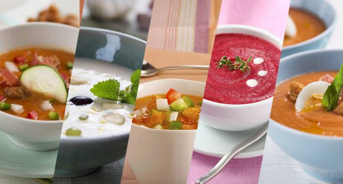 Llega el tiempo de los gazpachos