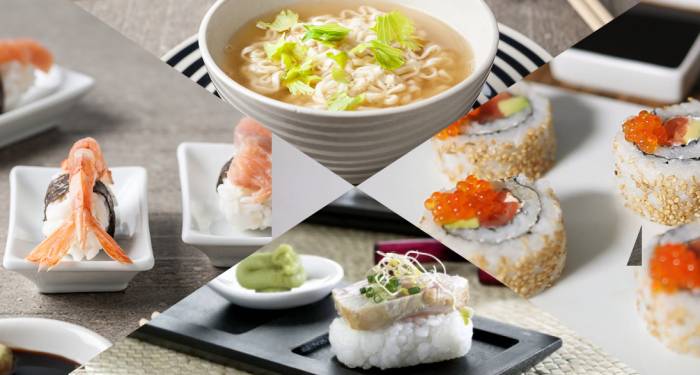 Para disfrutar del sushi como en japón