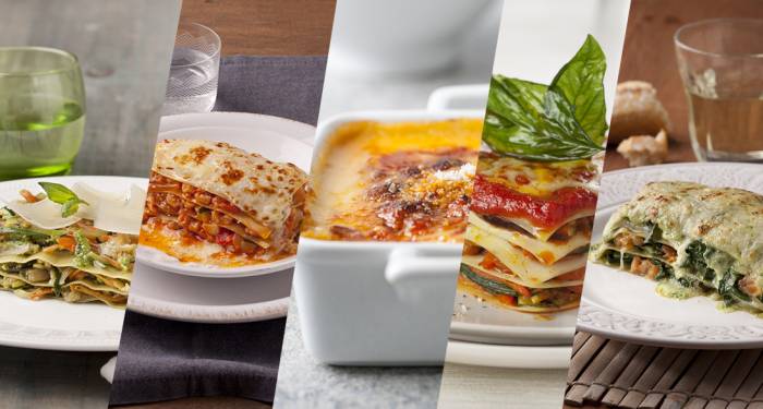 Lasañas para todos los gustos