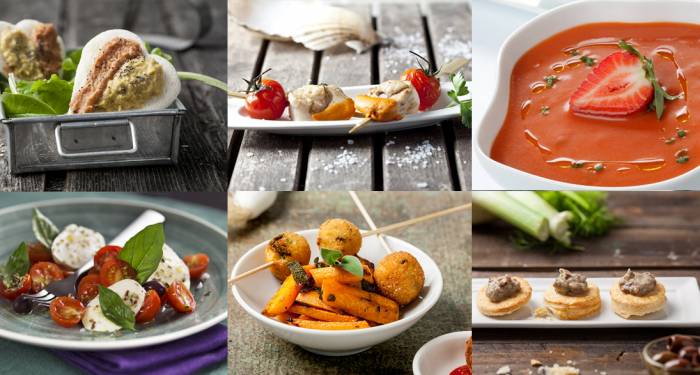 Un menú al aire libre