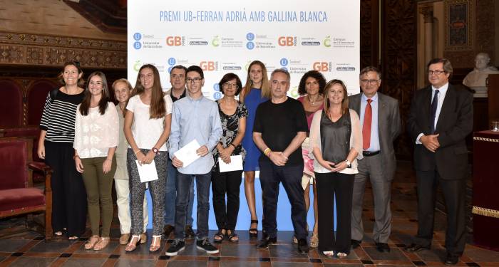 El premio ub- ferran adrià con gallina blanca llega a su sexta edición