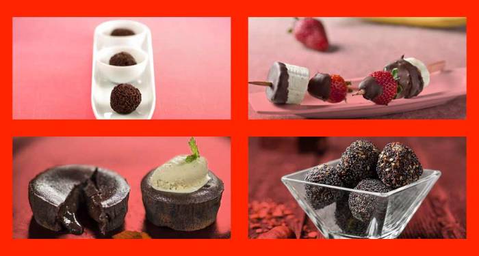 Postres para san valentín