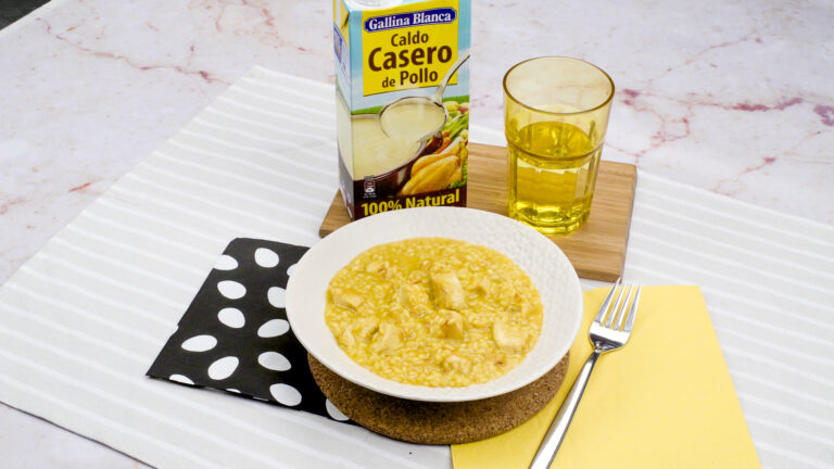 Risotto de pollo